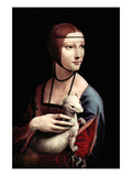 Portrait of a Lady with an Ermine Kunstdrucke von  Leonardo da Vinci