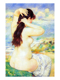 A Bather Posters by Pierre-August Renoir