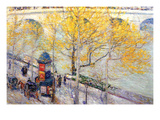 Pont Royal, Paris Affiches par Frederick Childe Hassam