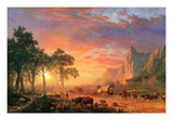 The Oregon Trail Posters by Albert Bierstadt