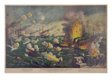 Naval Battle at the Bay in Manila, Philippines Posters