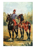 Groom with Two Horses Pósters por Henri de Toulouse-Lautrec Groom with Two Horses Pósters por Henri de Toulouse-Lautrec