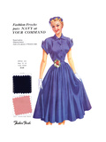 Fashion Frocks Puts Navy at Your Command Prints by  Fashion Frocks