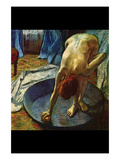 The Tub Print by Edgar Degas