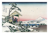 Tea House at Koishikawa Kunstdrucke von Katsushika Hokusai