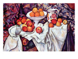 Still Life with Apples and Oranges Posters by Paul Cézanne