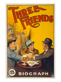 Three Friends Prints by  Cleveland Lithograph Co