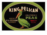 King Pelican California Peas Poster
