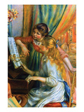 Girls at the Piano Prints by Pierre-August Renoir