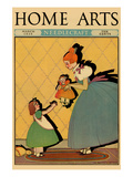 Young Girl Gives Her Baby Sister a Doll Prints by  Home Arts