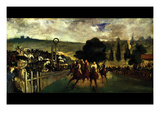 Race at Longchamp by Edouard Manet Posters par Edouard Manet
