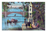 The Reception of Benjamin Franklin in France Poster by  Charles Brothers