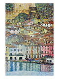 Malcena at the Gardasee Poster van Gustav Klimt Malcena at the Gardasee Poster van Gustav Klimt