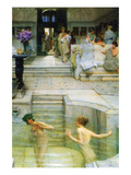 A Favorite Tradition Print by Sir Lawrence Alma-Tadema