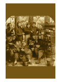 Chinese at Breakfast, Movable Chow Shop, Canton Prints