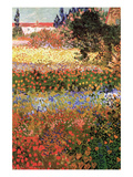 Flowering Garden with Path Posters van Vincent van Gogh Flowering Garden with Path Posters van Vincent van Gogh