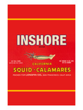 Inshore Brand Squid - Calamares Posters by Paris Pierce
