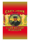 Cap'N John Brand Clam Nectar Bouillon Prints