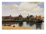 View of Delft Kunstdrucke von Johannes Vermeer