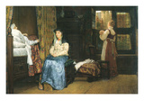 A Birth Chamber, Seventeenth Century Prints by Sir Lawrence Alma-Tadema