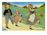 Three Children to London - One Foot Up One Foot Down Posters by Jesse Willcox Smith