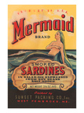 Mermaid Brand Smoked Sardines Print