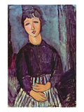 Portrait of Zofe Print by Amedeo Modigliani