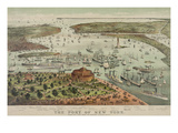 Birds-Eye View of Manhattan, New York Poster