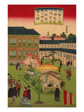 Second National Industrial Exhibition at Ueno Park 3 Poster von Utagawa Hiroshige