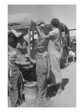 Impoverished Family Prints by Dorothea Lange