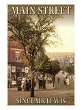 Main Street Print by Sinclair Lewis