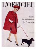 L'Officiel, April 1960 - Ensemble de Lanvin Castillo en Stigaz de Lesur Posters by Philippe Pottier