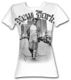 Juniors: James Dean - New York Walking T-Shirts