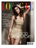L'Officiel, April 2010 - Cindy Crawford Posters by Paul Wetherell