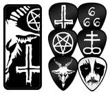 Black Metal Guitar Picks Guitar Picks
