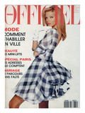 L'Officiel, April-May 1992 - Christian Dior: Robe en Mousseline et Organ Prints by  Hiromasa