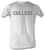 Animal House - Distressed College - White T-shirts