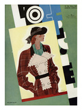 L'Officiel, March 1935 - Marcel Rochas Prints by Lbengini & A.P. Covillot