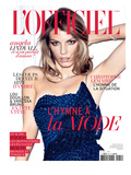 L'Officiel, May 2011 - Angela Lindvall Prints by Thomas Nutzl
