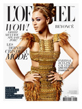 L'Officiel, March 2011 - Beyoncé Affiches par Mark Pillai