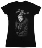 Juniors: James Dean - Leaning T-shirts