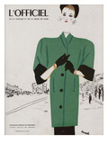 L'Officiel, April 1946 - Ensemble de Patou Affiches par  Benito