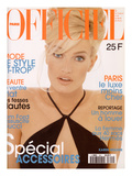 L'Officiel, April 1996 - Karen Mulder Habillée Par Céline Poster by Jean-Daniel Lorieux