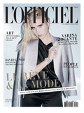 L'Officiel, December 2009 - Vahina Affiche par Andrea Spotorno