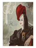 L'Officiel, February 1944 Prints by  Lbenigni