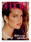 L'Officiel, December 1981 - Brooke Shields Posters by Jean-Daniel Lorieux