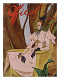 L'Officiel, March-April 1945 - Ensemble de Paquin Prints by  Lbenigni