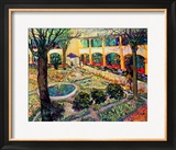 The Asylum Garden at Arles, c.1889 Framed Giclee Print by Vincent van Gogh