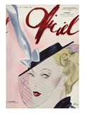 L'Officiel, February 1938 - Le Monnier Julisteet tekijänä Lbenigni