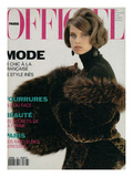 L'Officiel, October-November 1991 - Nicole Habillée Par Yves Saint Laurent Fourrures Posters par Donna de Mari